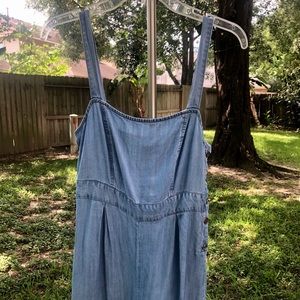 denim jumpsuit